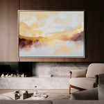 Abstract 432 Canvas Art 18" x 24" / 45 x 60 cm / Black