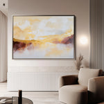 Abstract 432 Canvas Art 18" x 24" / 45 x 60 cm / Black