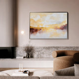 Abstract 432 Canvas Art 18" x 24" / 45 x 60 cm / Black