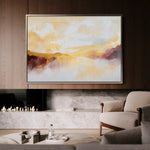 Abstract 432 Canvas Art 60 x 40 cm / Black