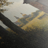 Landscape 432 Canvas Art 16" x 16" / 40 x 40 cm / Black