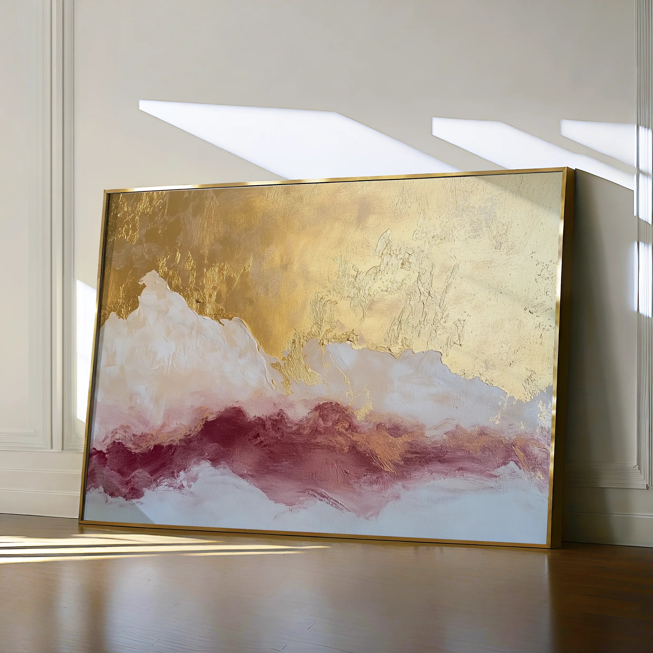 Abstract 433 Canvas Art 18" x 24" / 45 x 60 cm / Black