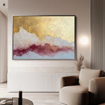 Abstract 433 Canvas Art 18" x 24" / 45 x 60 cm / Black