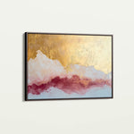 Abstract 433 Canvas Art 18" x 24" / 45 x 60 cm / Black
