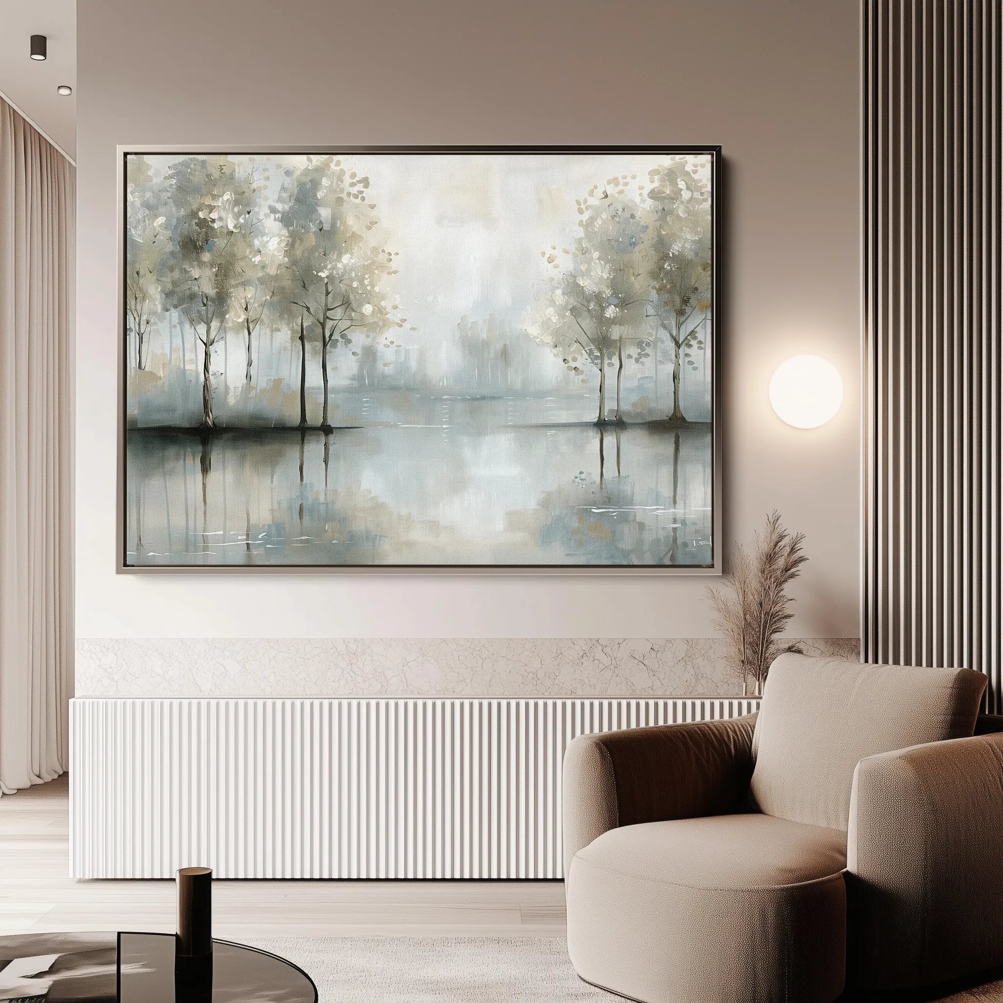 Floral 433 Canvas Art 18" x 24" / 45 x 60 cm / Black