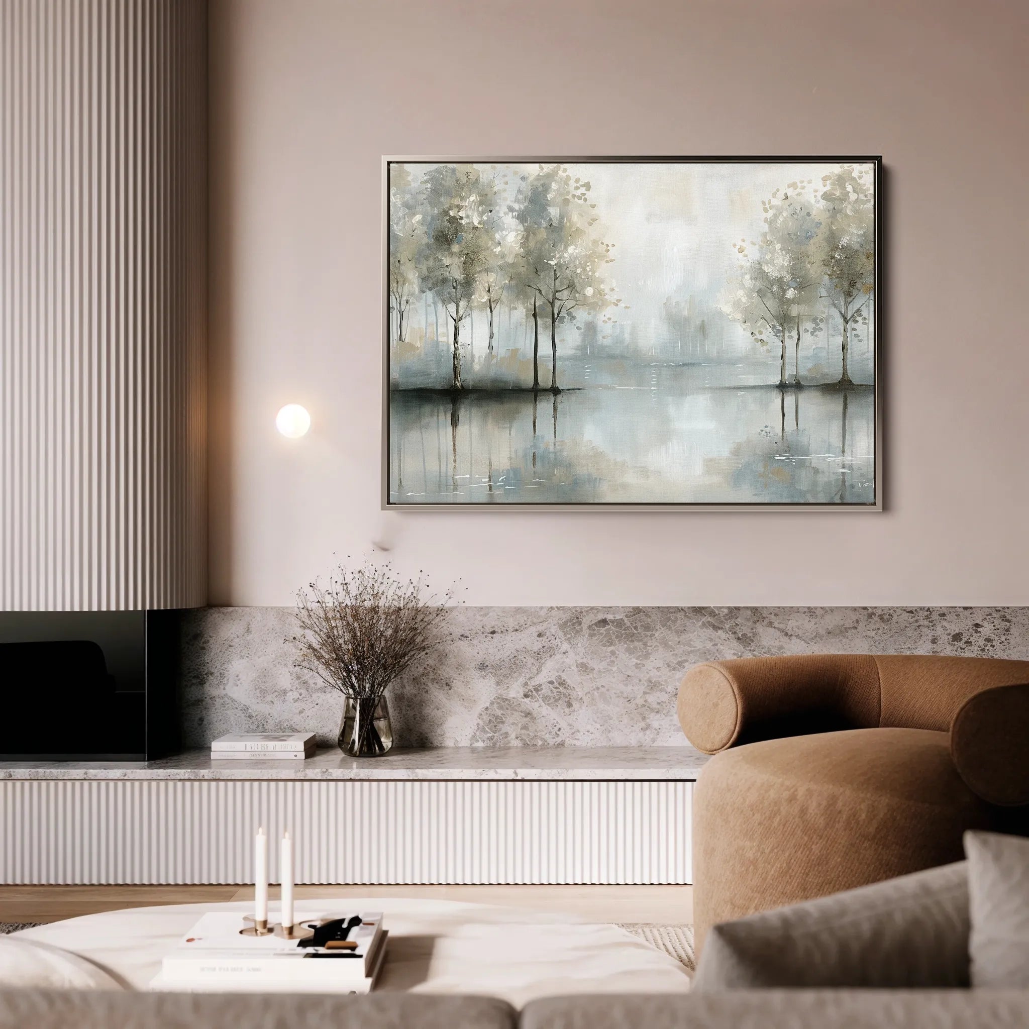 Floral 433 Canvas Art 18" x 24" / 45 x 60 cm / Black