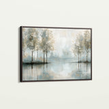 Floral 433 Canvas Art 18" x 24" / 45 x 60 cm / Black