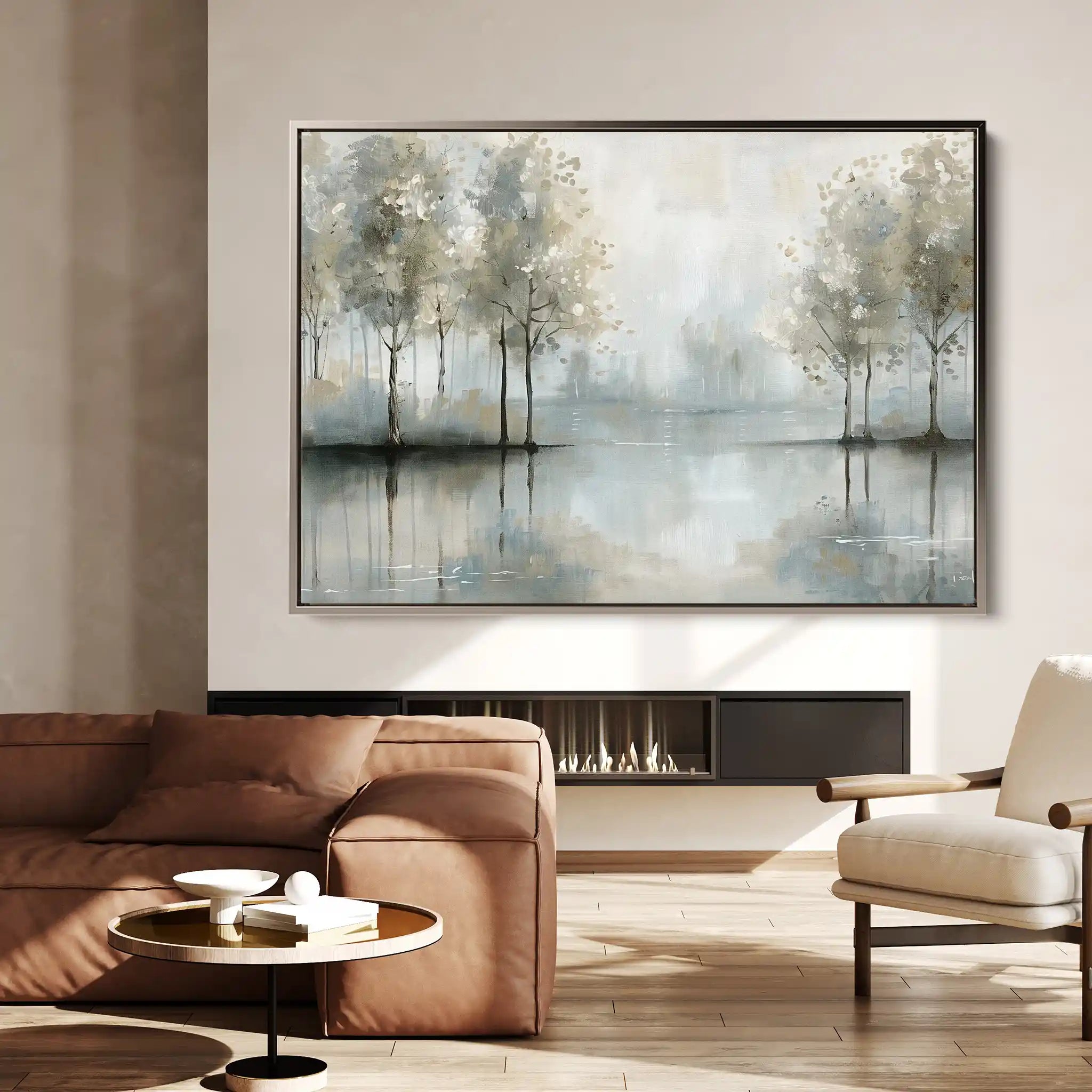 Floral 433 Canvas Art 60 x 40 cm / Black