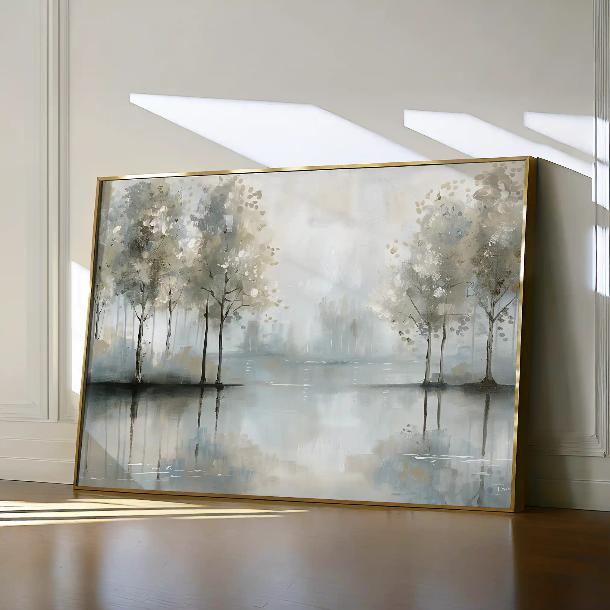 Floral 433 Canvas Art 60 x 40 cm / Black