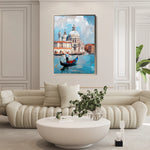 Landscape 433 Canvas Art 18" x 24" / 45 x 60 cm / Black