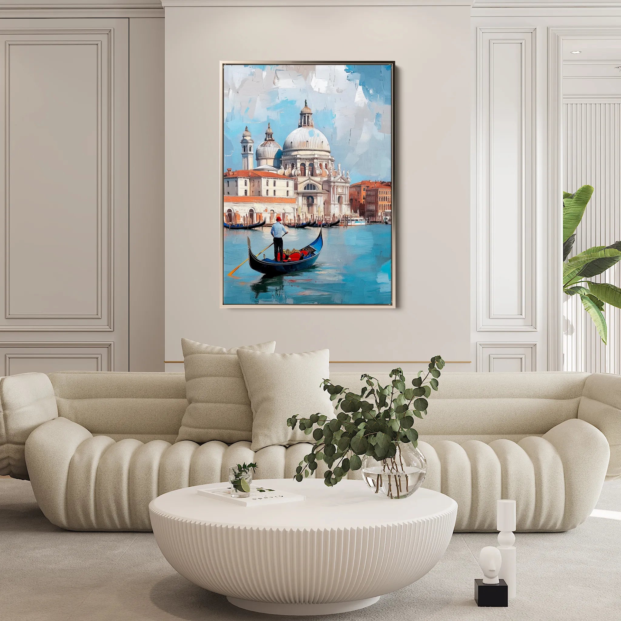Landscape 433 Canvas Art 18" x 24" / 45 x 60 cm / Black