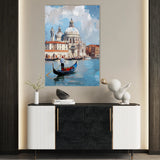 Landscape 433 Canvas Art 18" x 24" / 45 x 60 cm / Black