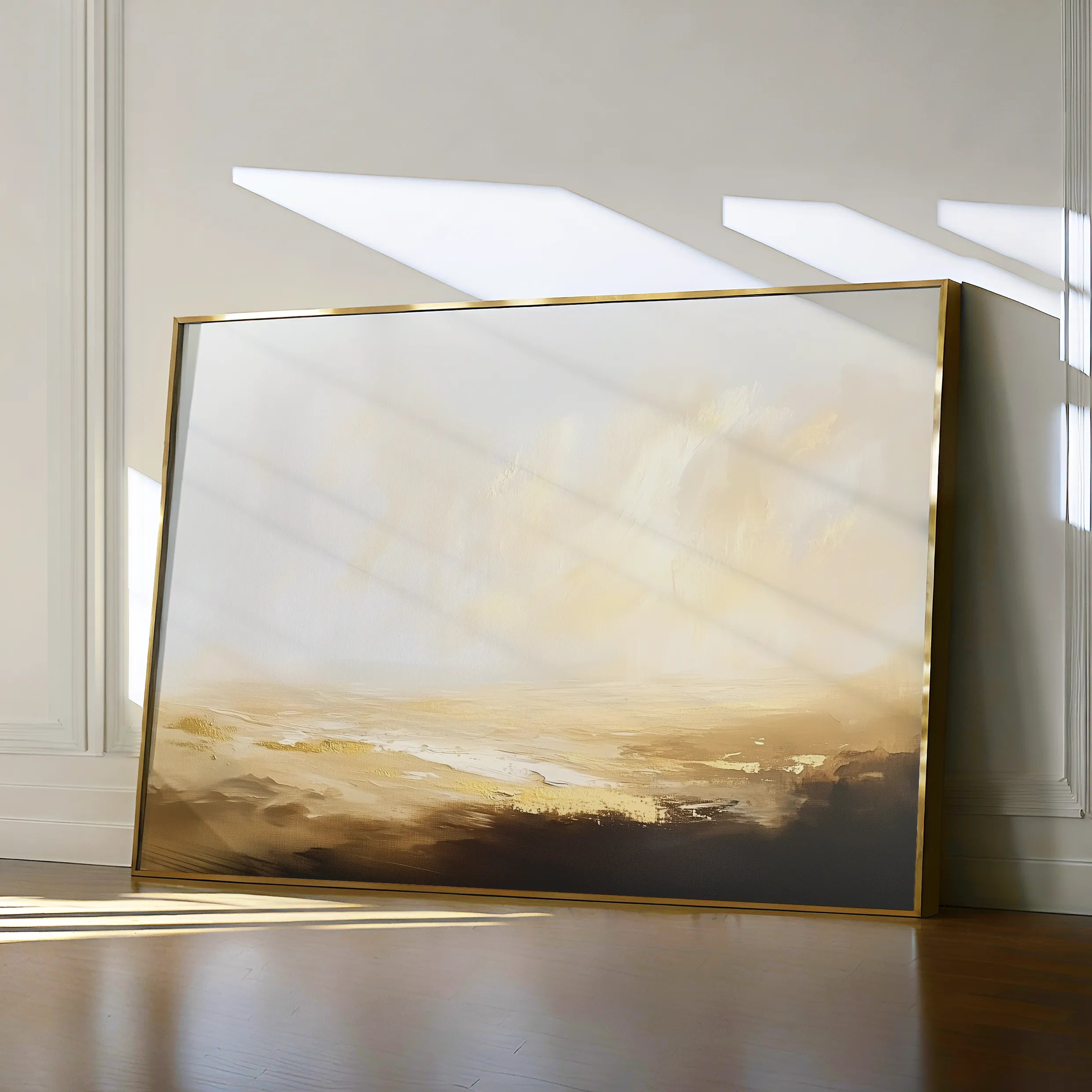 Abstract 434 Canvas Art 18" x 24" / 45 x 60 cm / Black