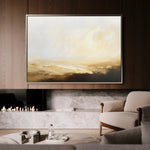 Abstract 434 Canvas Art 18" x 24" / 45 x 60 cm / Black