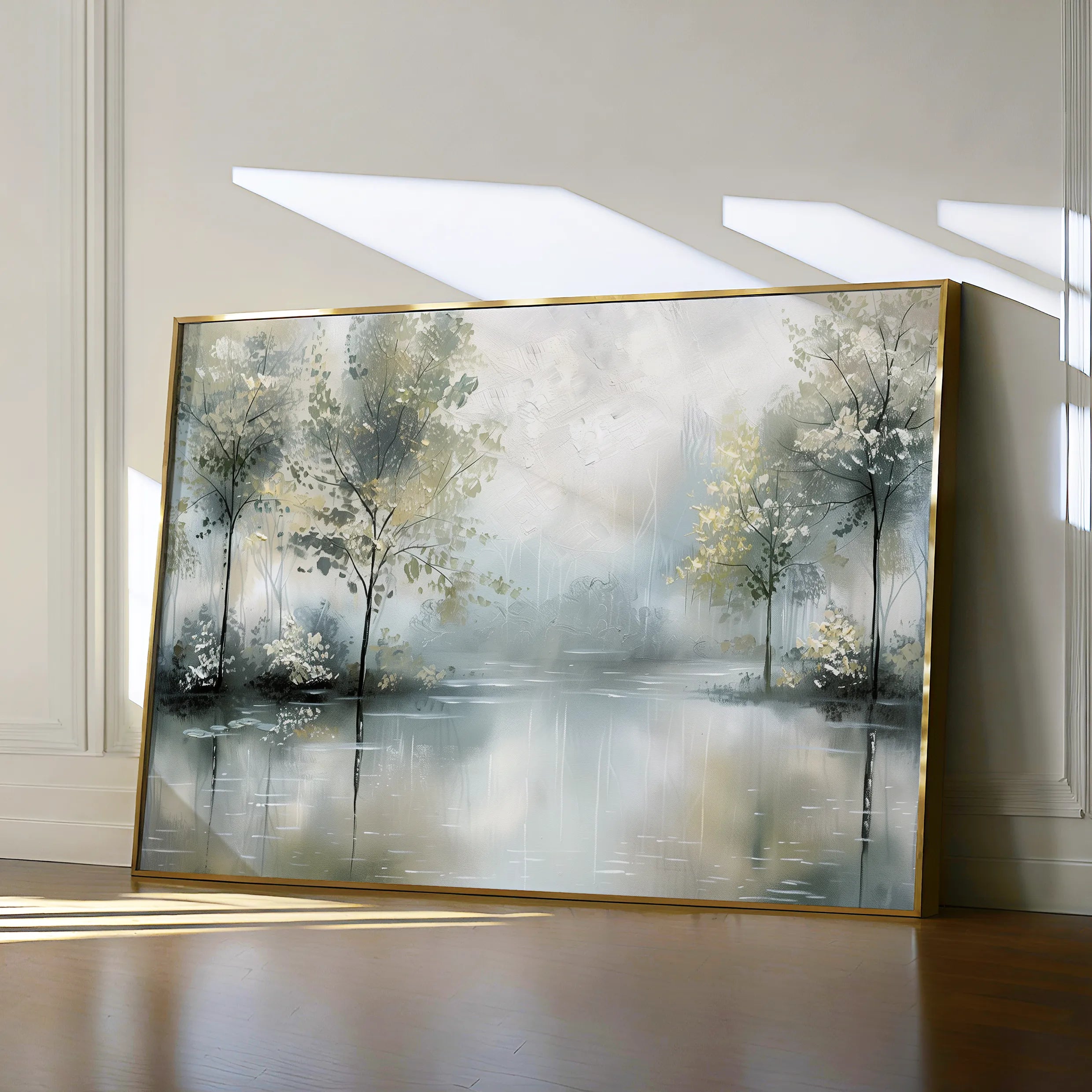 Floral 434 Canvas Art 18" x 24" / 45 x 60 cm / Black