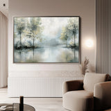 Floral 434 Canvas Art 18" x 24" / 45 x 60 cm / Black