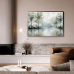 Floral 434 Canvas Art 18" x 24" / 45 x 60 cm / Black