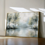 Floral 434 Canvas Art 60 x 40 cm / Black