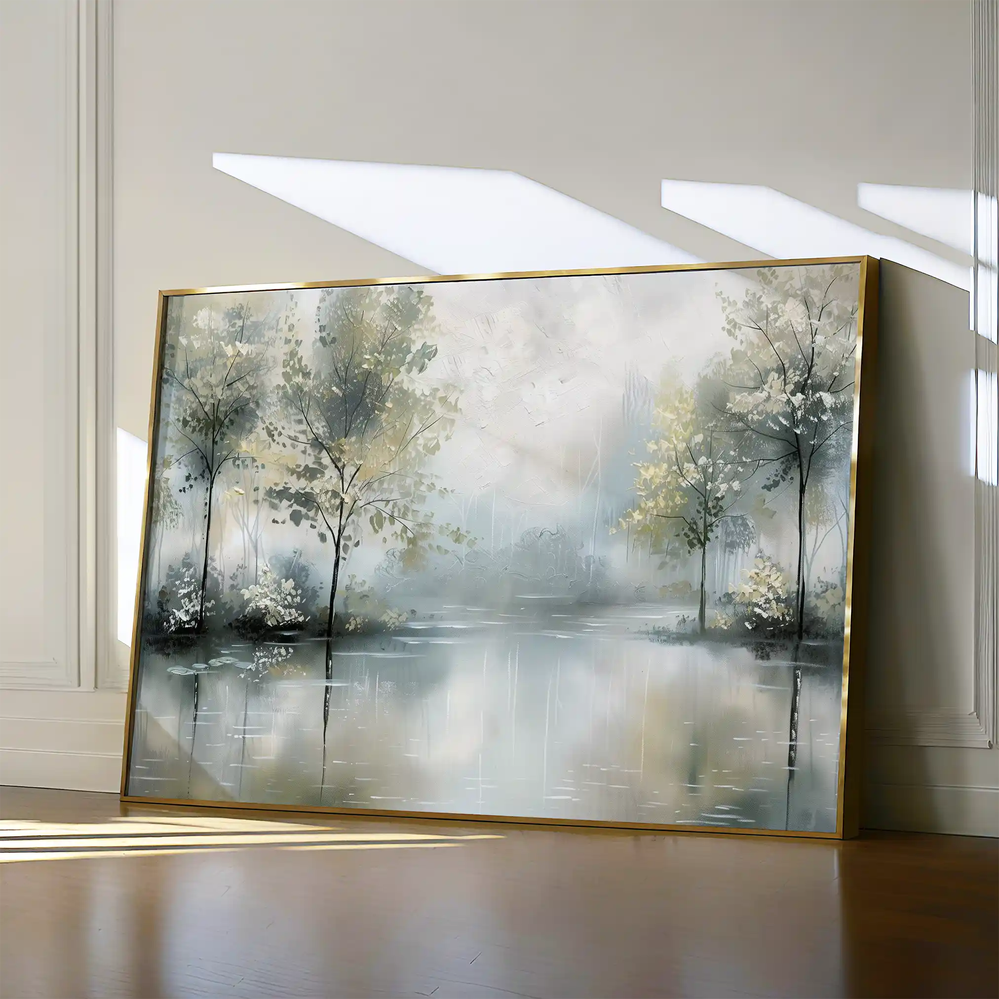 Floral 434 Canvas Art 60 x 40 cm / Black