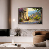 Landscape 434 Canvas Art 18" x 24" / 45 x 60 cm / Black