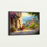 Landscape 434 Canvas Art 18" x 24" / 45 x 60 cm / Black