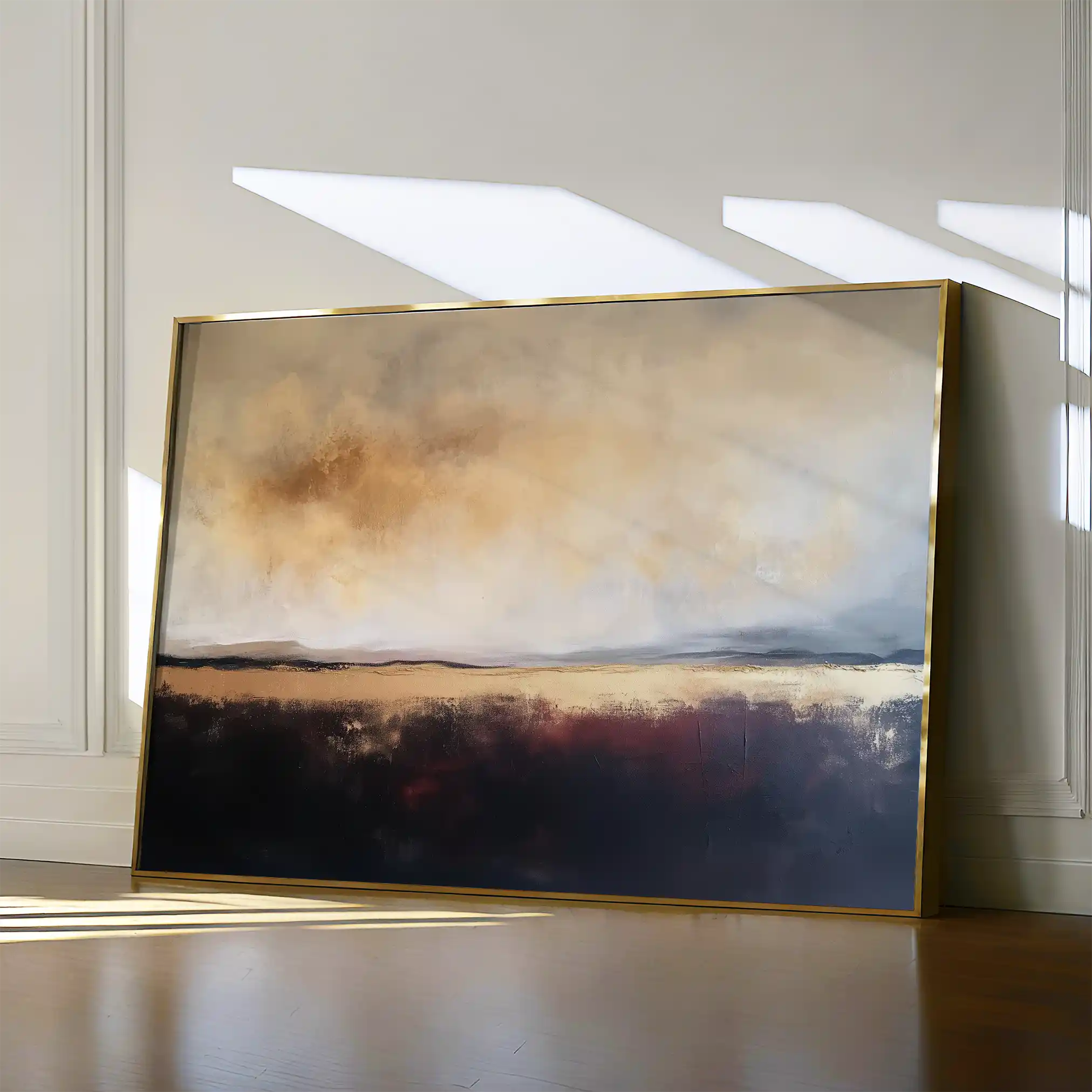 Abstract 435 Canvas Art 18" x 24" / 45 x 60 cm / Black
