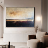 Abstract 435 Canvas Art 18" x 24" / 45 x 60 cm / Black