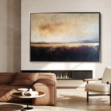 Abstract 435 Canvas Art 18" x 24" / 45 x 60 cm / Black