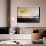 Abstract 435 Canvas Art 18" x 24" / 45 x 60 cm / Black