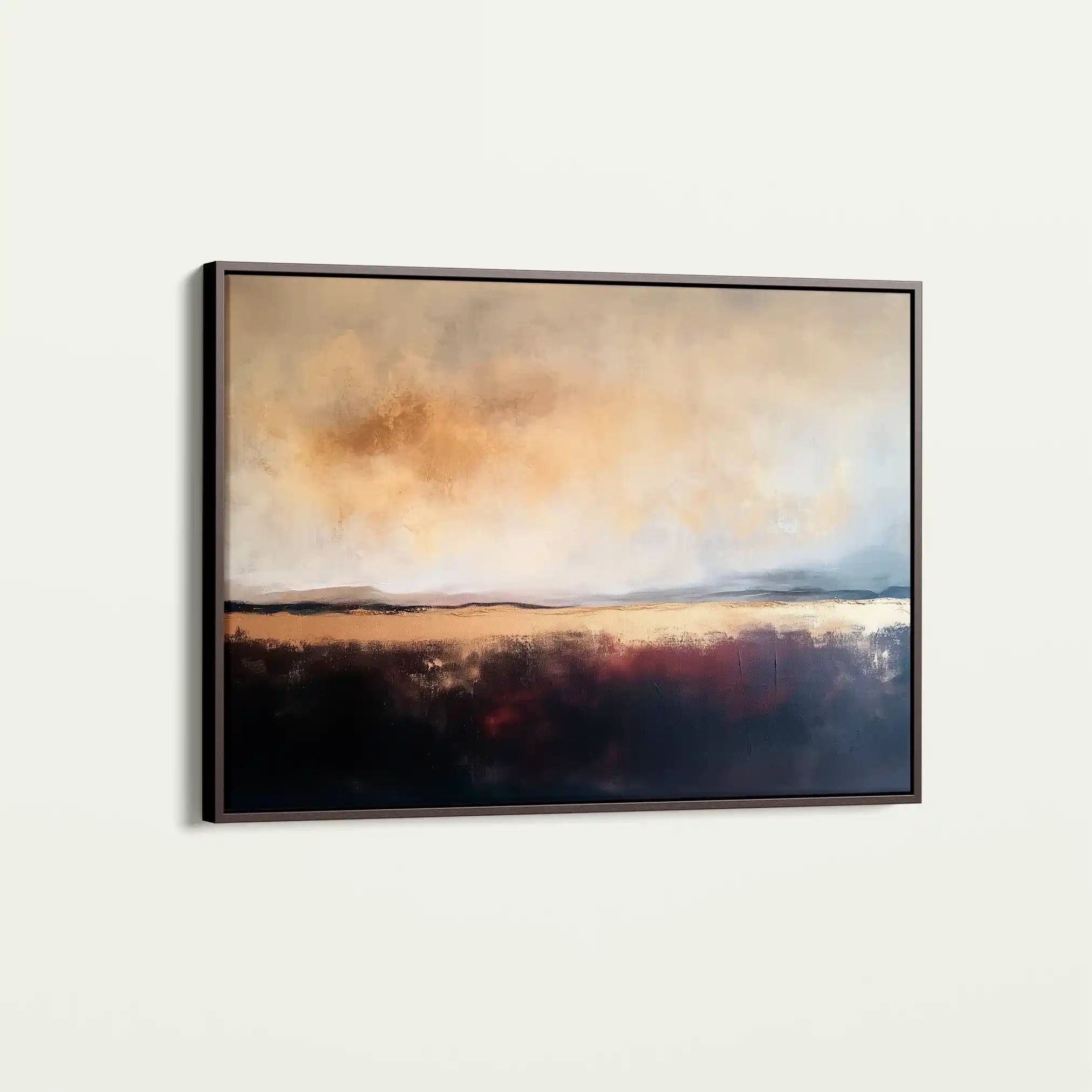 Abstract 435 Canvas Art 18" x 24" / 45 x 60 cm / Black