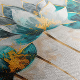 Floral 435 Canvas Art 18" x 24" / 45 x 60 cm / Black