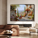 Landscape 435 Canvas Art 18" x 24" / 45 x 60 cm / Black
