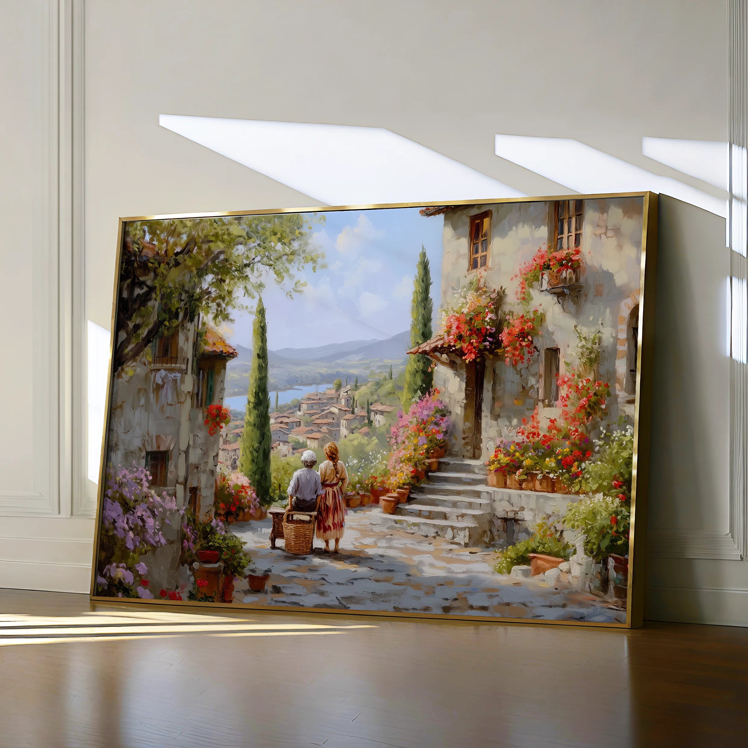 Landscape 435 Canvas Art 18" x 24" / 45 x 60 cm / Black