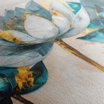 Floral 436 Canvas Art 18" x 24" / 45 x 60 cm / Black