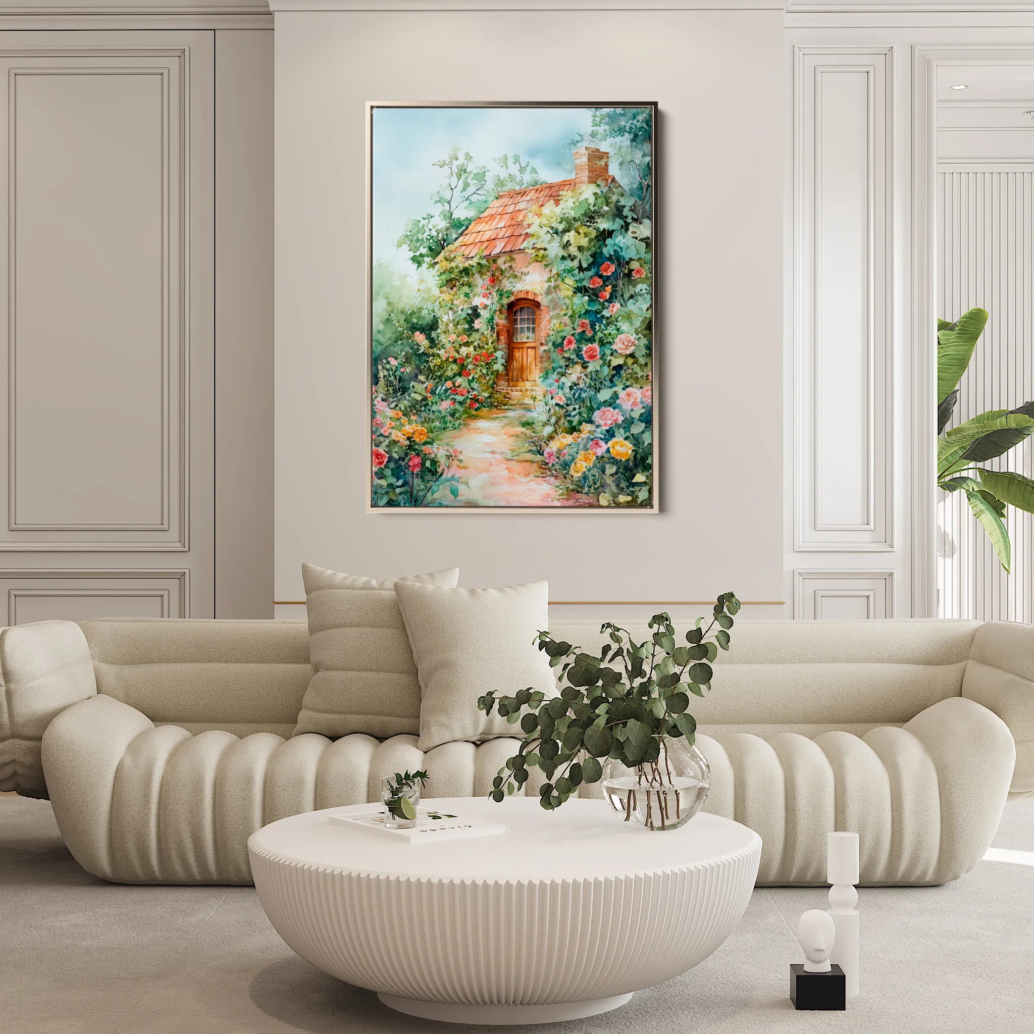 Landscape 436 Canvas Art 18" x 24" / 45 x 60 cm / Black