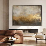 Abstract 437 Canvas Art 18" x 24" / 45 x 60 cm / Black