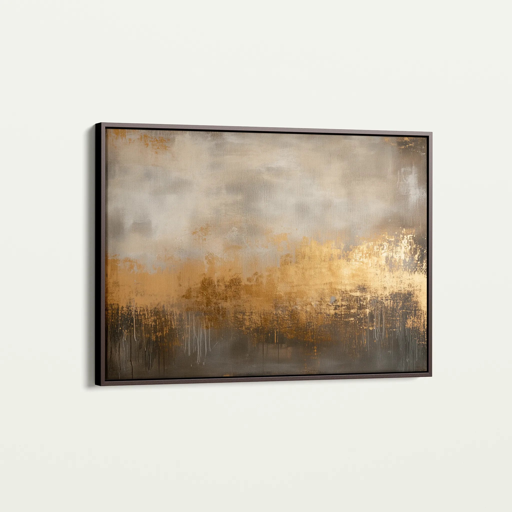 Abstract 437 Canvas Art 18" x 24" / 45 x 60 cm / Black