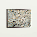 Floral 437 Canvas Art 18" x 24" / 45 x 60 cm / Black