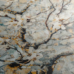 Floral 437 Canvas Art 18" x 24" / 45 x 60 cm / Black