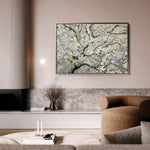 Floral 437 Canvas Art 60 x 40 cm / Black