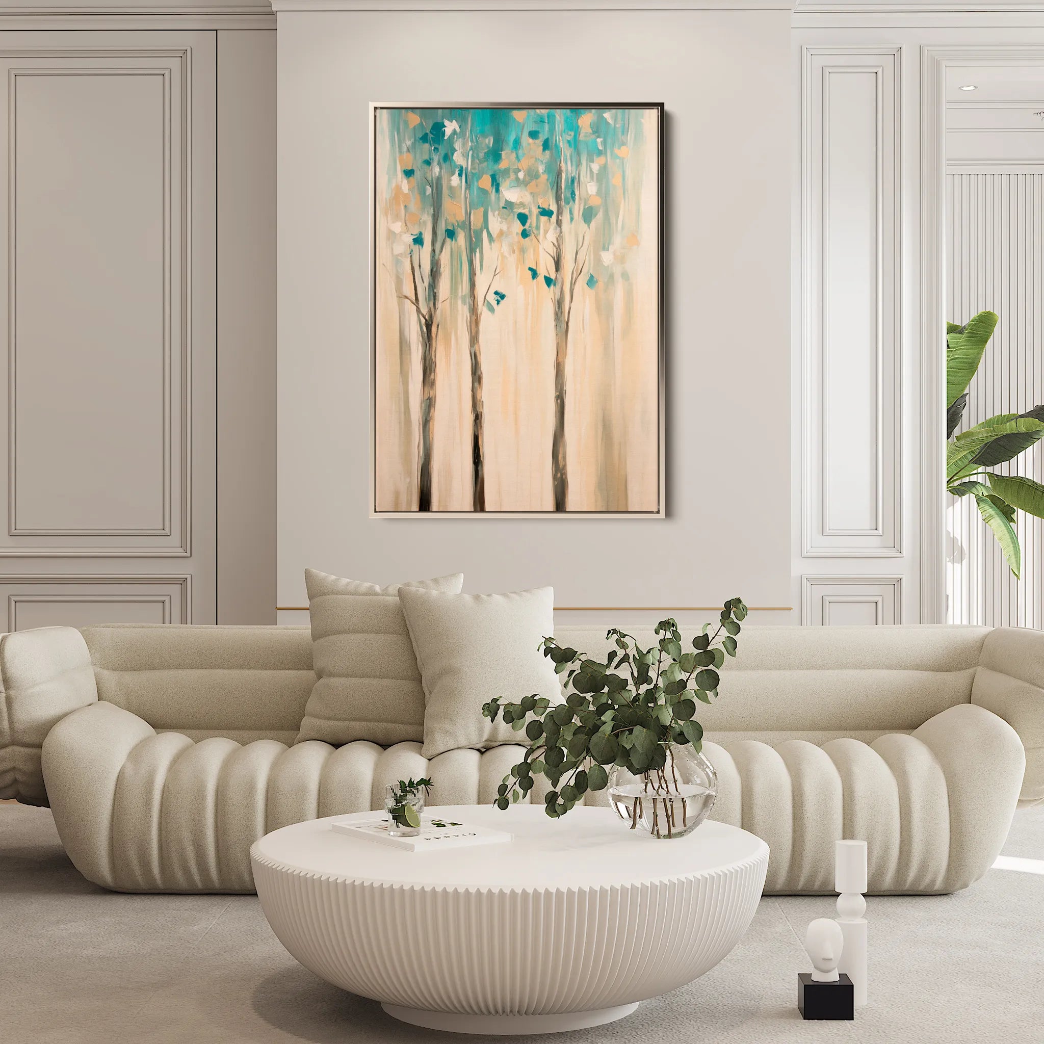 Landscape 437 Canvas Art 18" x 24" / 45 x 60 cm / Black