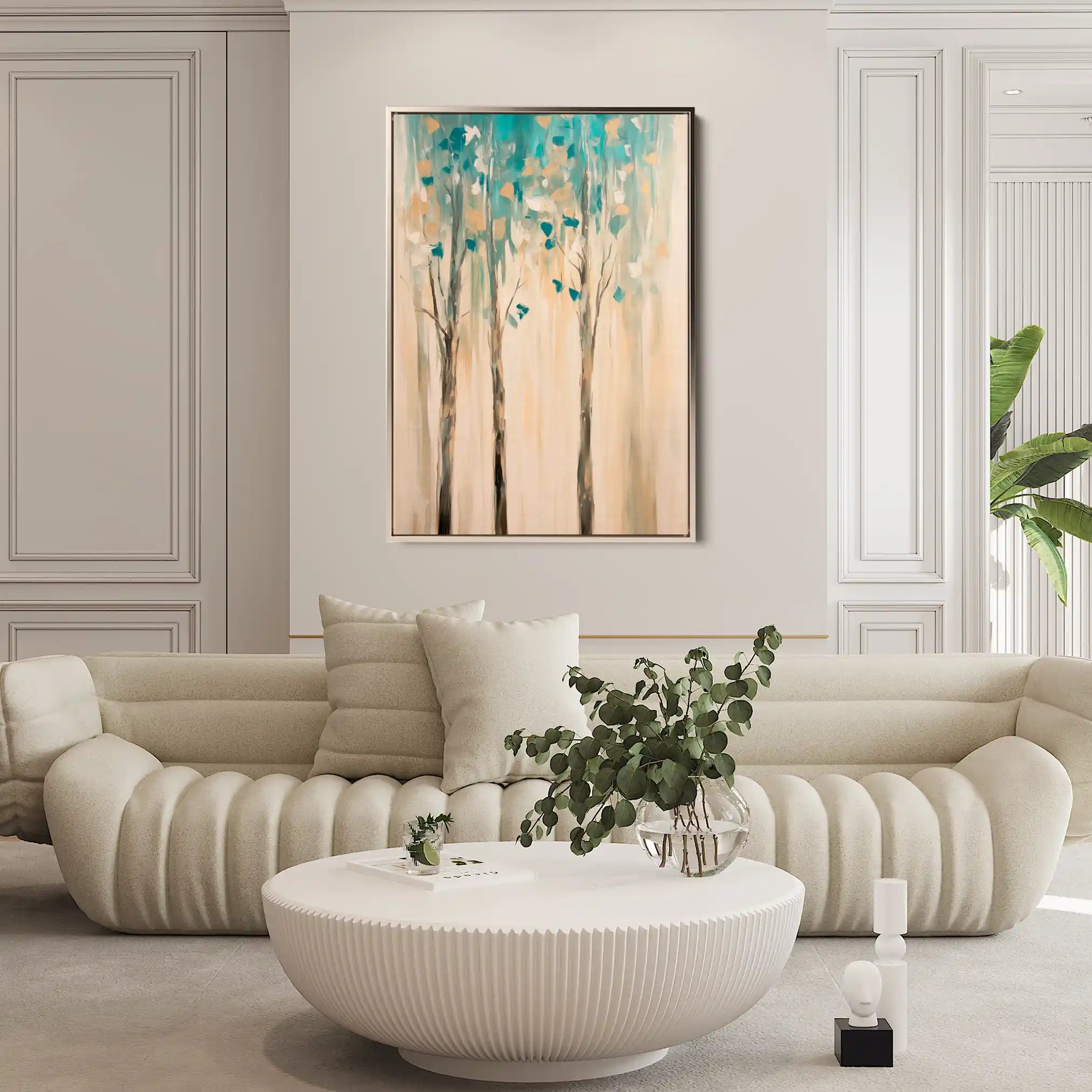Landscape 437 Canvas Art 60 x 40 cm / Black