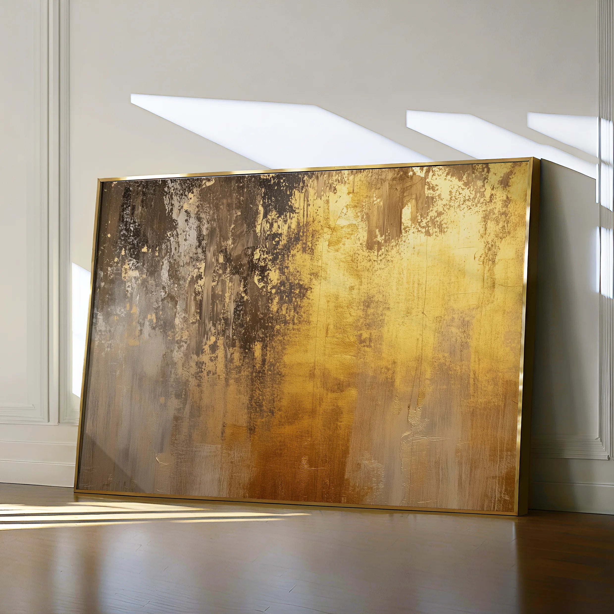 Abstract 438 Canvas Art 18" x 24" / 45 x 60 cm / Black