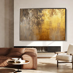 Abstract 438 Canvas Art 18" x 24" / 45 x 60 cm / Black