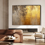 Abstract 438 Canvas Art 60 x 40 cm / Black