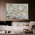 Floral 438 Canvas Art 18" x 24" / 45 x 60 cm / Black
