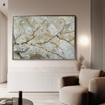 Floral 438 Canvas Art 18" x 24" / 45 x 60 cm / Black
