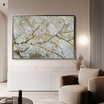 Floral 438 Canvas Art 60 x 40 cm / Black