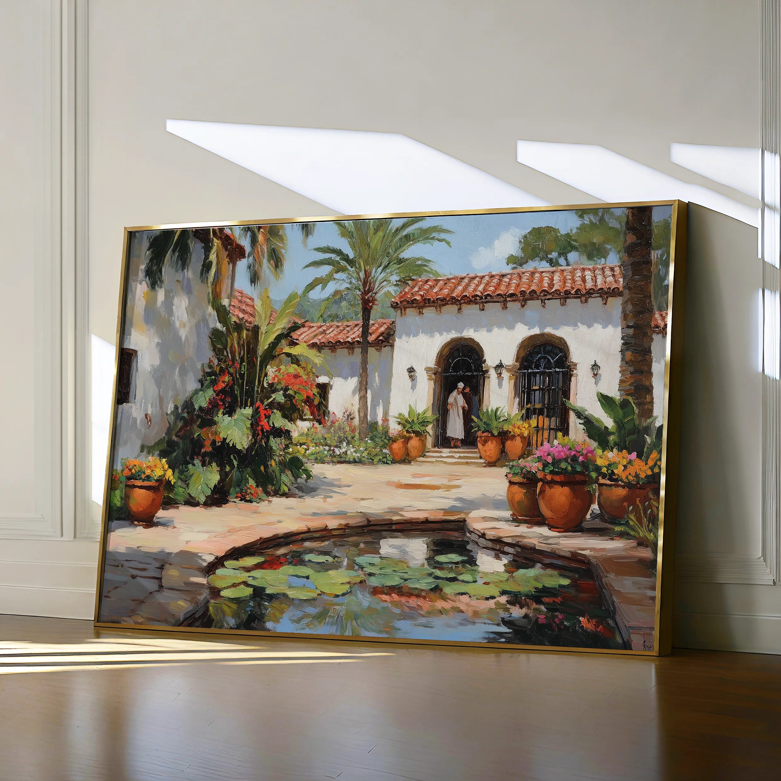 Landscape 438 Canvas Art 18" x 24" / 45 x 60 cm / Black