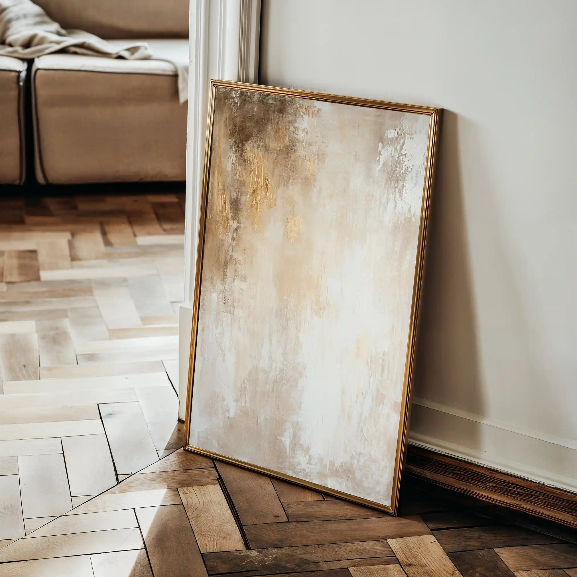 Abstract 439 Canvas Art 18" x 24" / 45 x 60 cm / Black